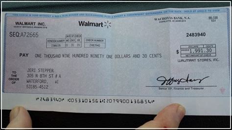 Deposit Check At Walmart